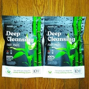 Nuubu cleansing foot pads Lot of 2 packages